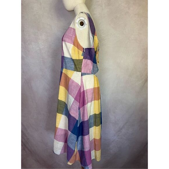 Plaid Dress Maxi Plus Size - Picture 2 of 5